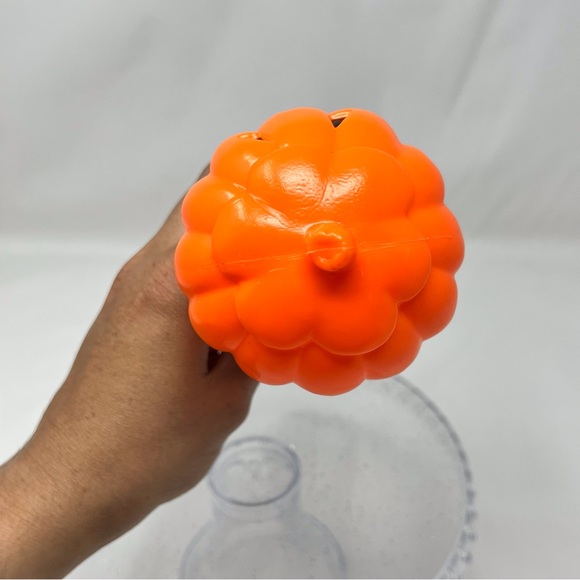 Vintage Halloween Fun world blinking flashlight blow mold style pumpkin - Picture 7 of 8